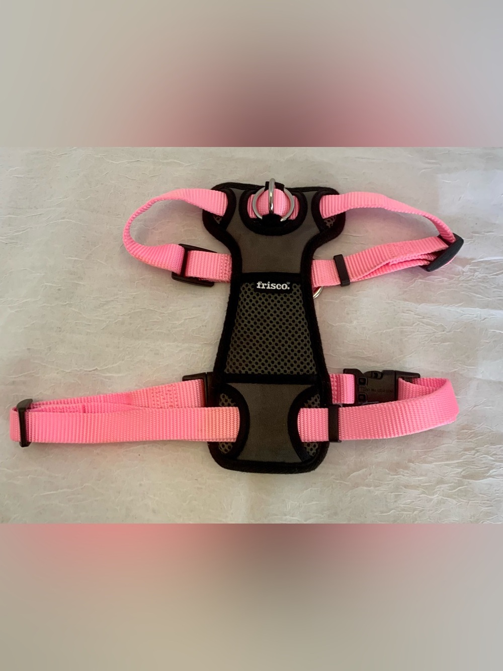 Frisco Pink Mesh Dog Harness - Adjustable Kids Accessories. Medium